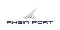 Das Logo des Rheinport